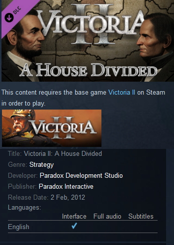 Victoria II: A House Divided Steam - Click Image to Close